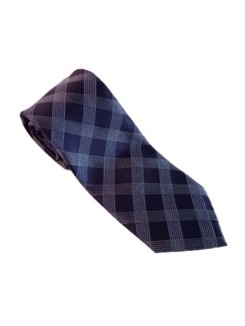 Merona Silk Purple Men's Tie | EUC | Square Pattern